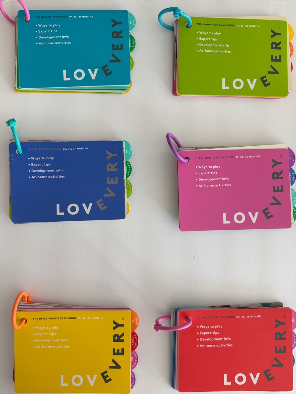 Lovevery Play Guides Months 19-36 EUC